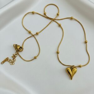 The Gilded Heart Satellite Necklace